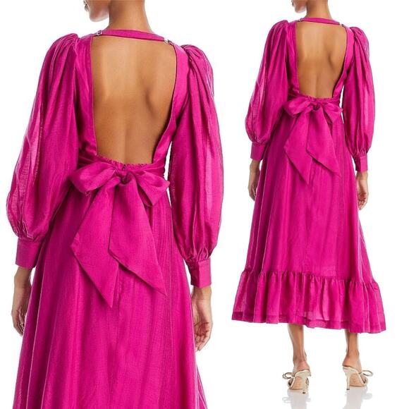 NWT NEW Sabina Musayev Frida Midi Dress - Picture 2 of 9